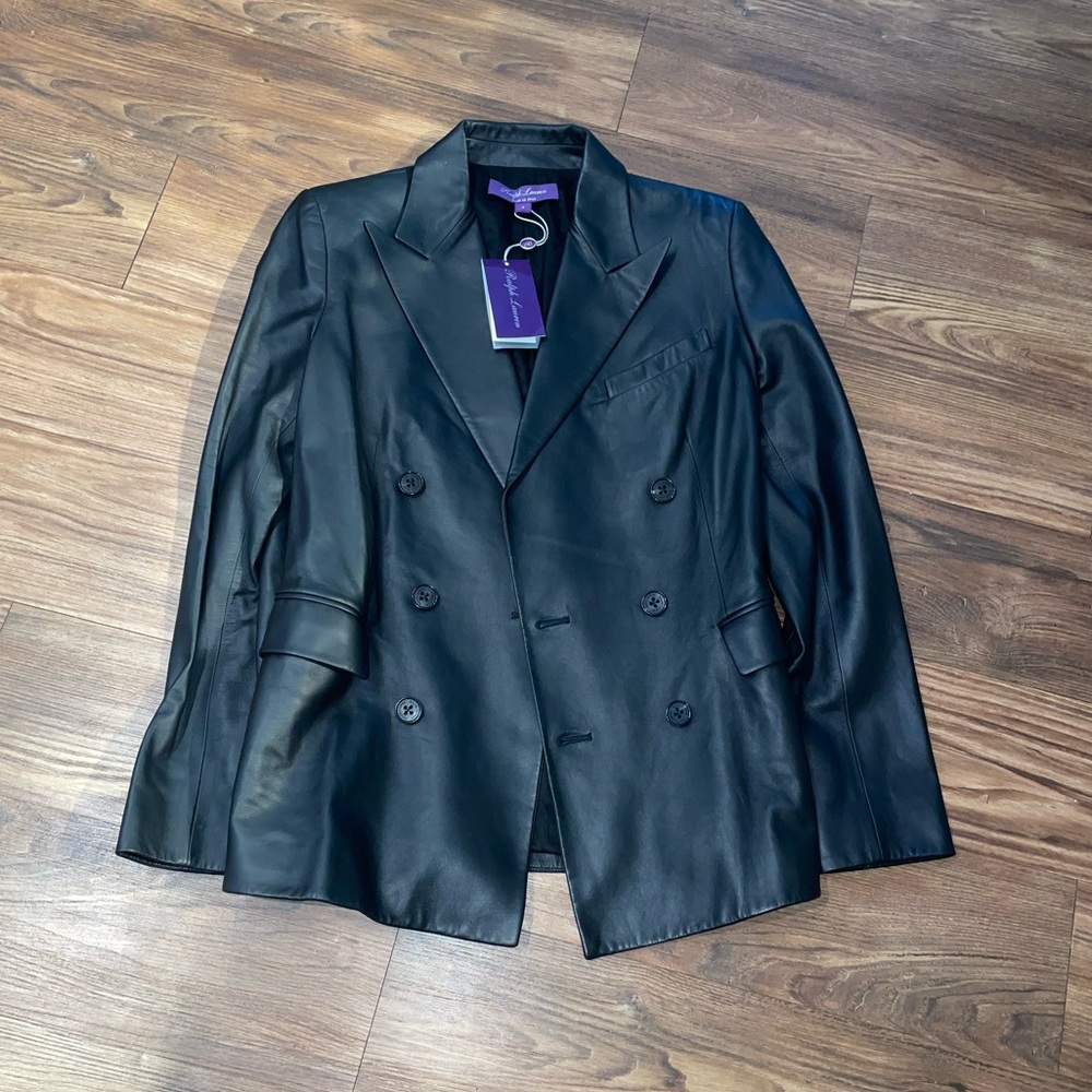 Ralph Lauren Purple Label Donaldson Nappa Leather Jacket